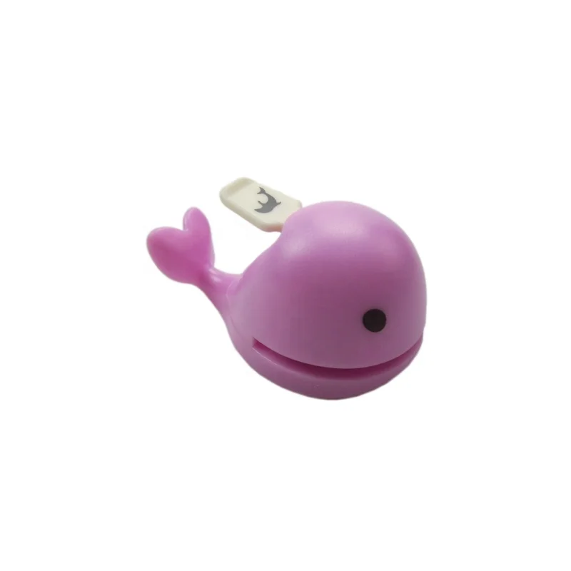 Kids used DIY craft toy novelty whale shaped craft punch machine with cheap price