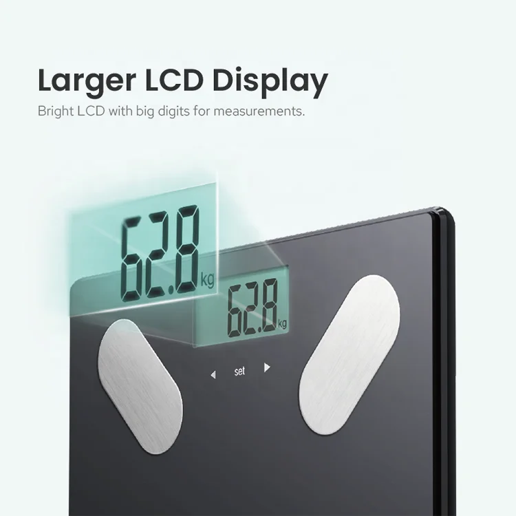 TRANSTEK 180kg digital electronic weighing body fat scale support Bluetooth connection body fat scale