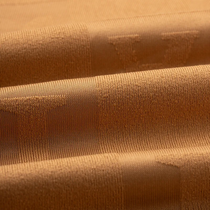 Customized Patter Color 95 Polyester 5 Spandex Knitted Soft Jacquard Hacci Fabric For Winter Sweaters knitted sweater fabric