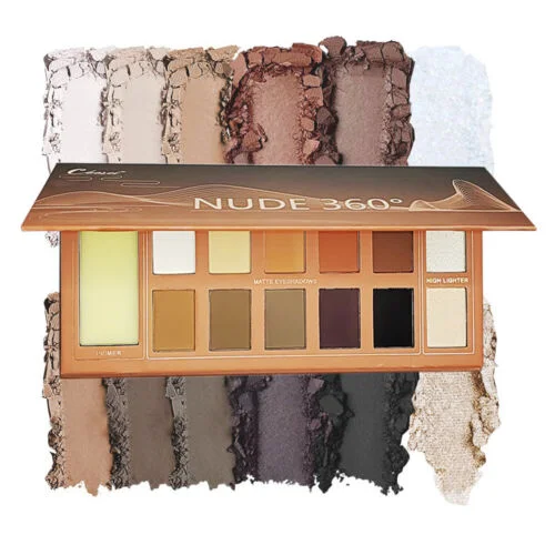 12 color nude color eyeshadow palette private label custom wholesale eyeshadow palette