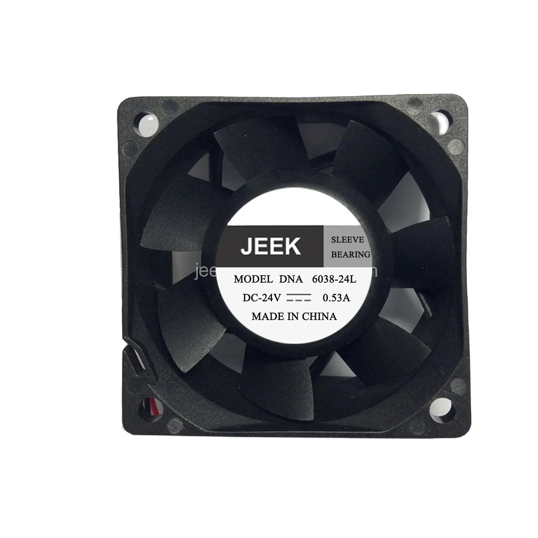 JEEK 24v dc cooling fan 60x60x38  24 volt plastic 6038 high rmp square brushless fan