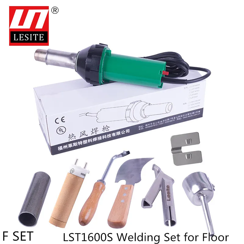 Hot Air Plastic Welding Gun 1600W with Welding Set for Heat Shrink