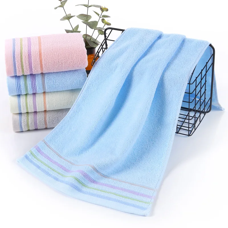 
Drop shipping cheap price high quality hotel custom logo 100 cotton towel 