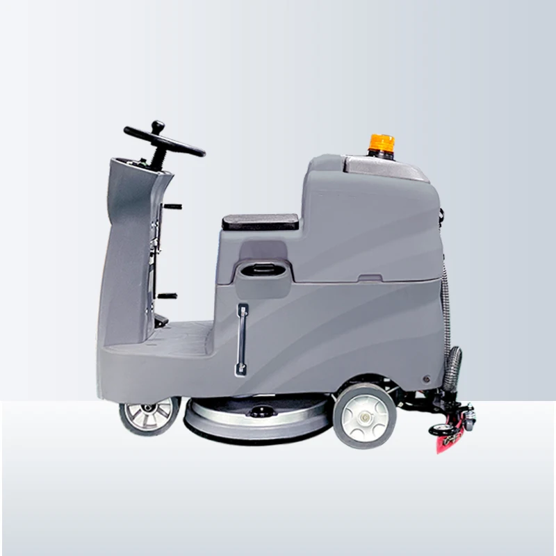 Battery operated industrial ride on automatic floor washing scrubber scrubber machine