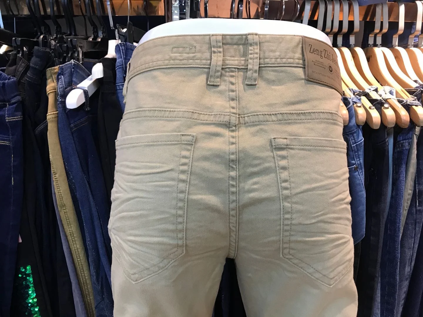 GZY Cheap Wholesale Stocklots Fashion Casual Chino Pants For Men