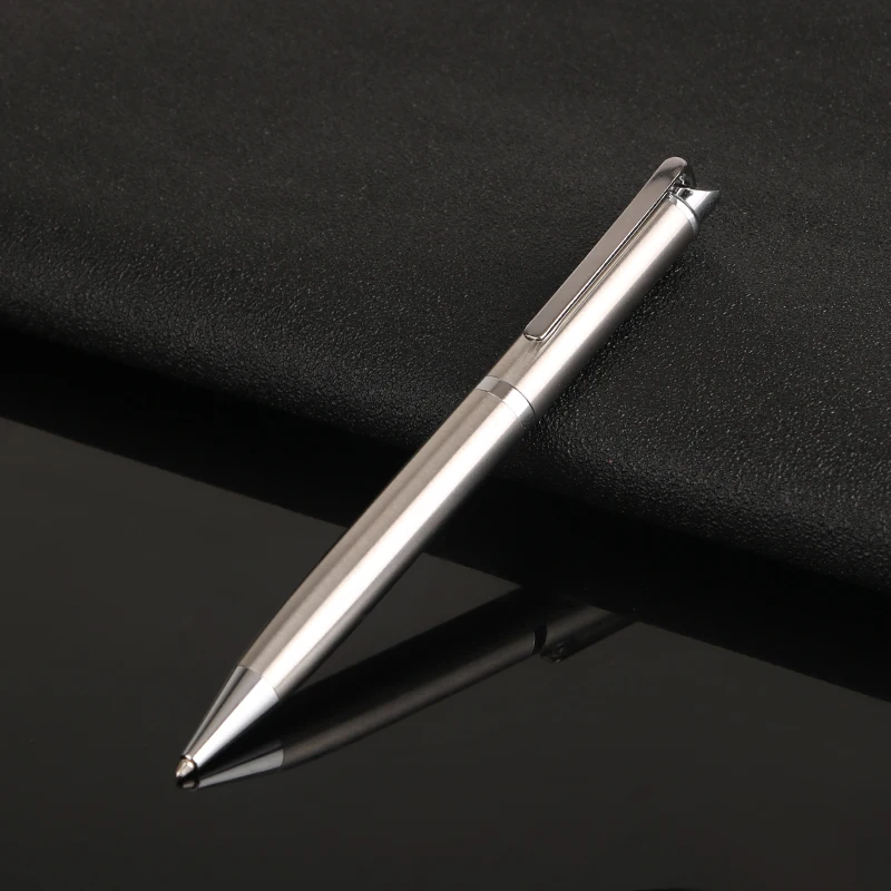 2024 Promotion Fashion Writing Pen Metal Ball Pen Personalized Logo with Replaceable Ballpoint Pen Refills