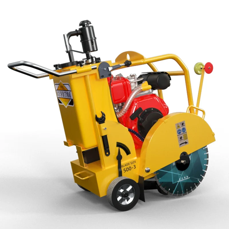 500mm Asphalt Concrete Road Cutting Machine Diesel Engine Floor Slab Road Cutter