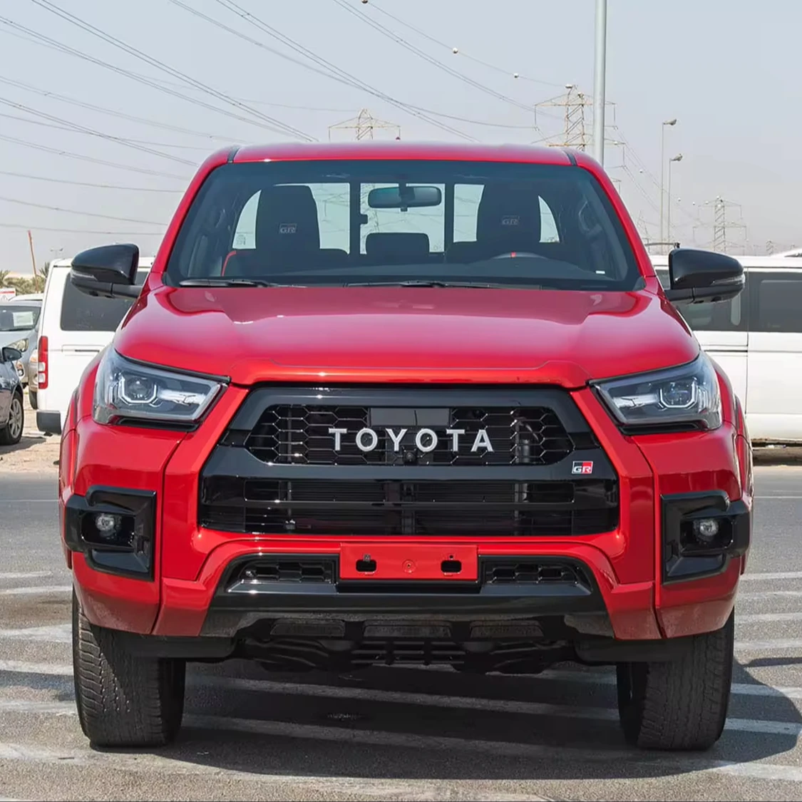 Low Mileage Used  TOYOTA HILUX DC GR SPORT 4.0P AT 4X4 MY 2022 RED Well Maintained ready to go