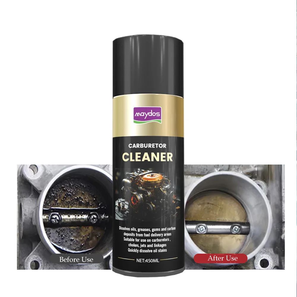 Good Price Automobile Carb Cleaning Agent Easy-to-Use Carburetor Cleaner Spray 450ml