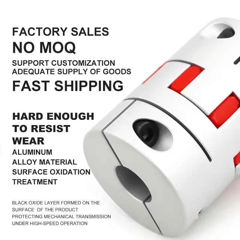 High Quality Coupler Aluminium Plum Flexible Shaft Coupling D25L30 Motor Connector Blank OEM Cutting Metal Acceptable ISO9001