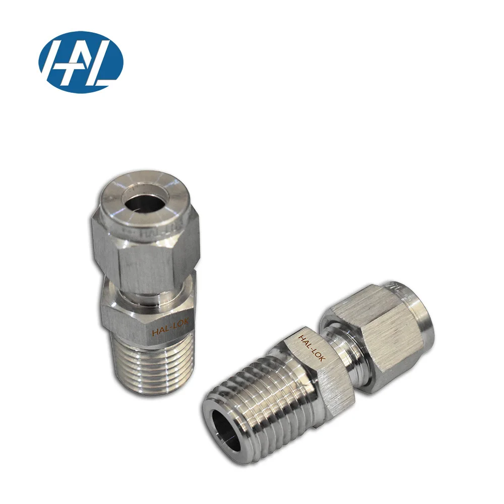 Stainless steel HC276 high pressure double ferrule tube Fittings HastelloyC-276