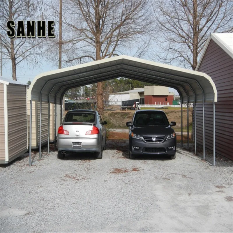 sheet metal Car Cover Metal carport and garage for AU/USA/JP market from China