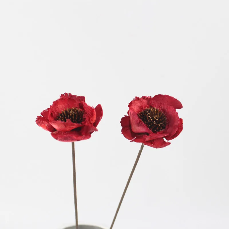 Long lasting dried flower handmade corn poppy flower for for big sales