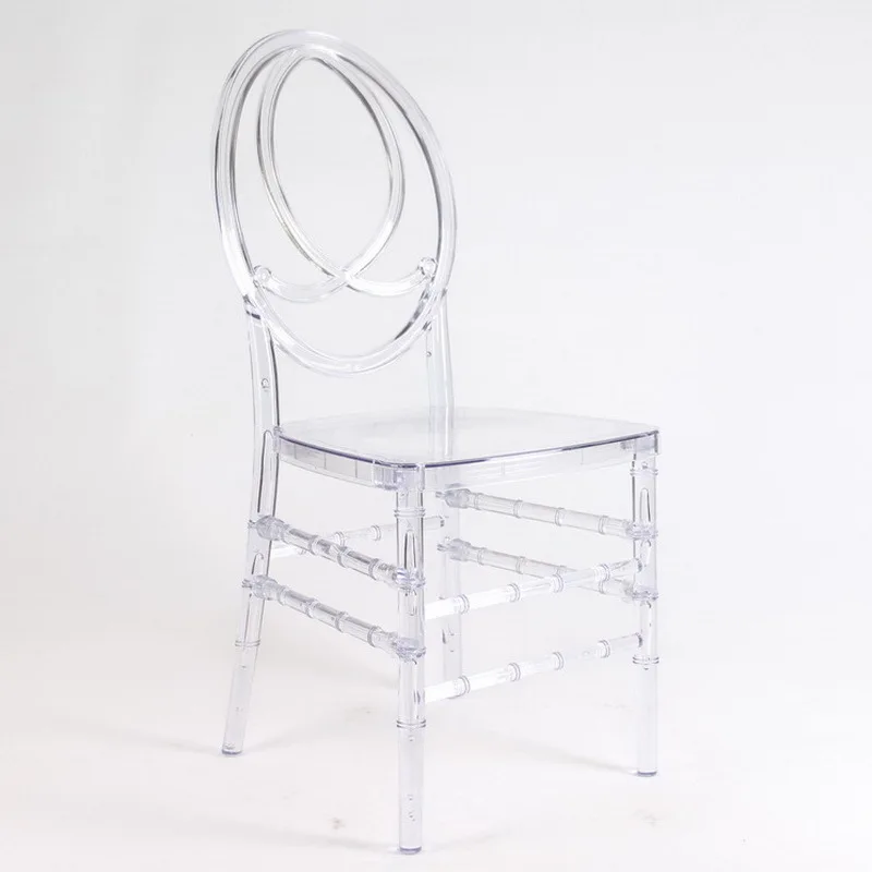 2023 Hot Selling Acrylic tiffany White Wedding Transparent Resin Phoenix Napoleon Wedding Chairs