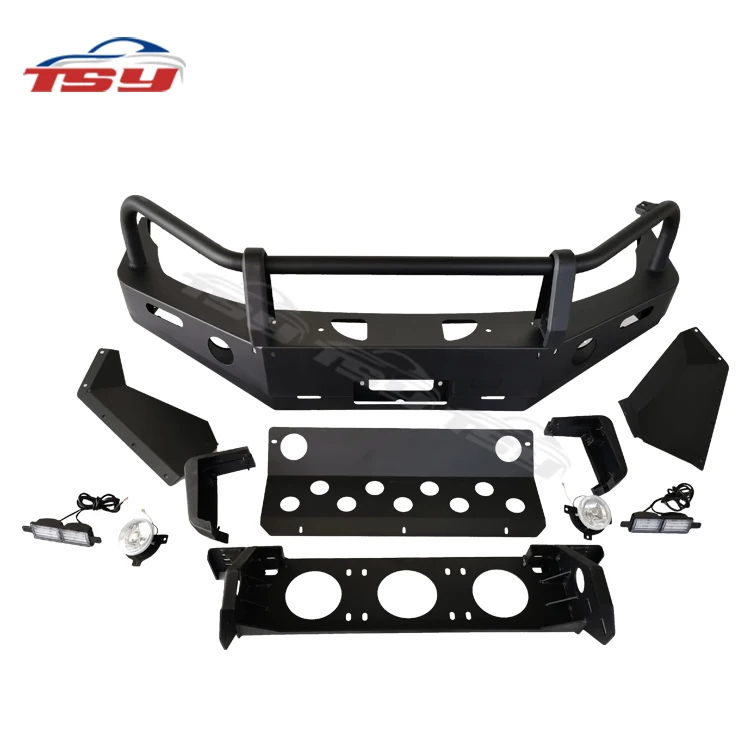 Передние аксессуары для грузовика черный стальной бампер Land Cruiser FJ120 2003-2009