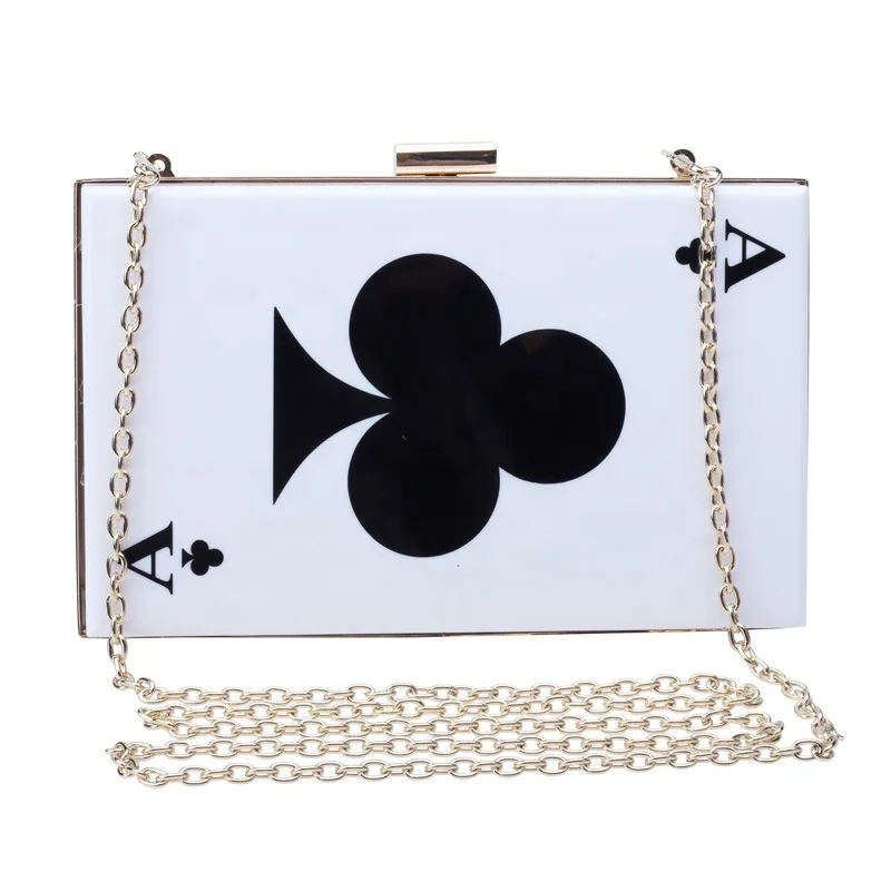 
New arrivals 2020 spades hearts bag purses and handbags women casual poker bag joker mailing bags 
