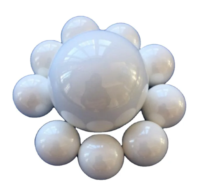 Production of various sizes of high hardness and high purity zirconia ceramic ball bearing balls  ZrO2 ball support samples