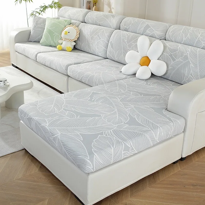 Sofa cover ice silk summer sofa cover hat universal all inclusive elastic anti slip