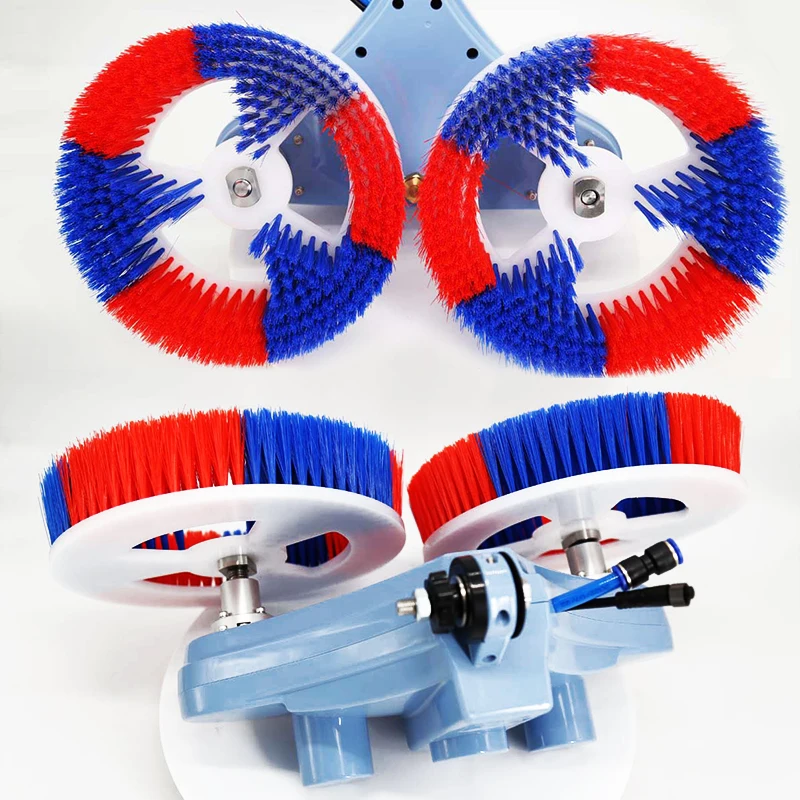 Semiautomatic 7.5m telescopic rod with free adjustment solar cleaning brush for quick cleaning MULTIFIT