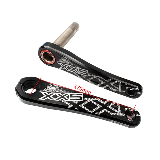 Snail bicycle crankset Dual disc integrated faster, black and silver color matching brighter bicycle crank chainwheel