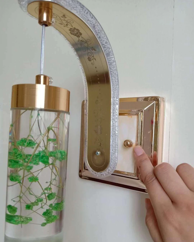 Настенный светильник прикроватный для спальни светодиодный настоящий цветок фон гостиной лестница коридор ночник