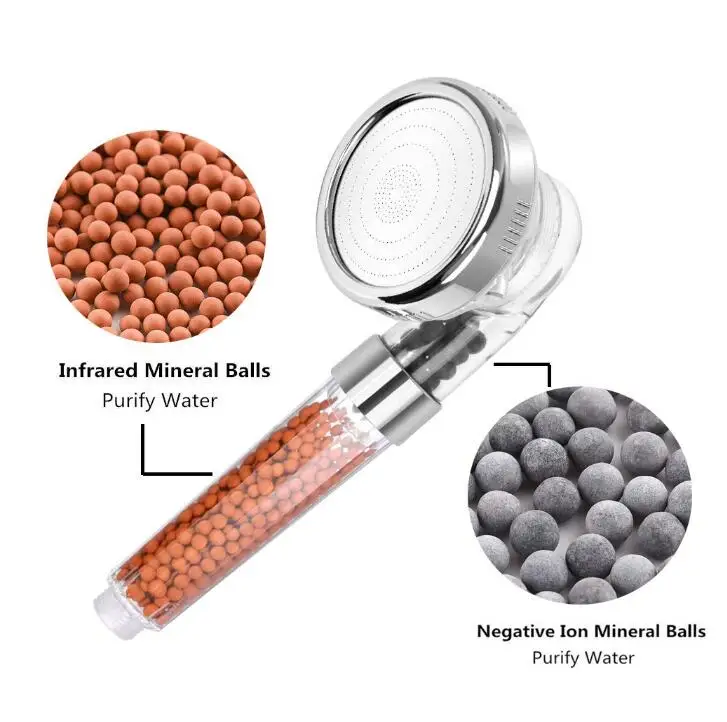 Многофункциональная насадка для душа с ионным фильтром 3