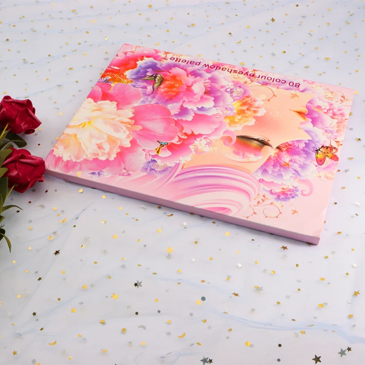 80 Colors Pink Makeup Nude Glitter Shimmer Duochrome  Vegan Eye Shadow Palette