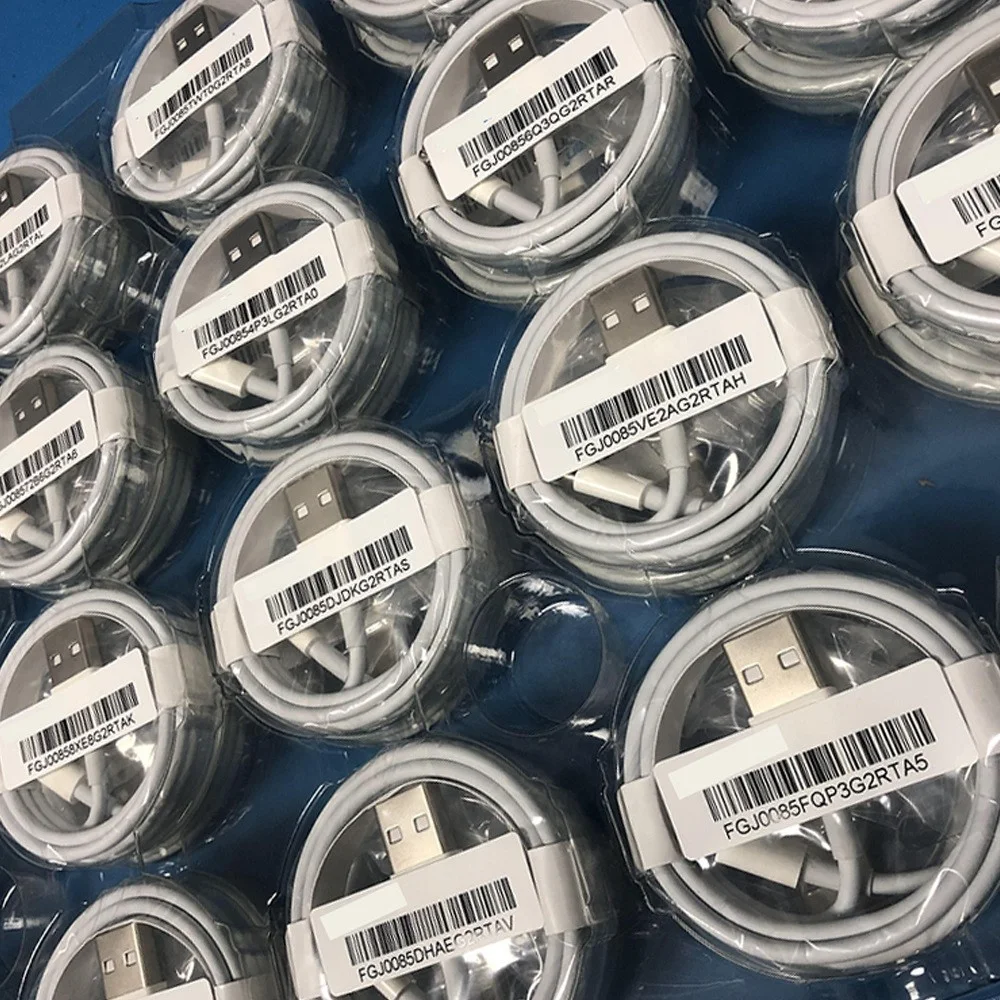 Original Foxconn 1M Usb Cable For iPhone 15 14 Pro Max Fast Usb Charger Cable for iPhone 6 7 8 X XR XS Max 13 12 11 Pro