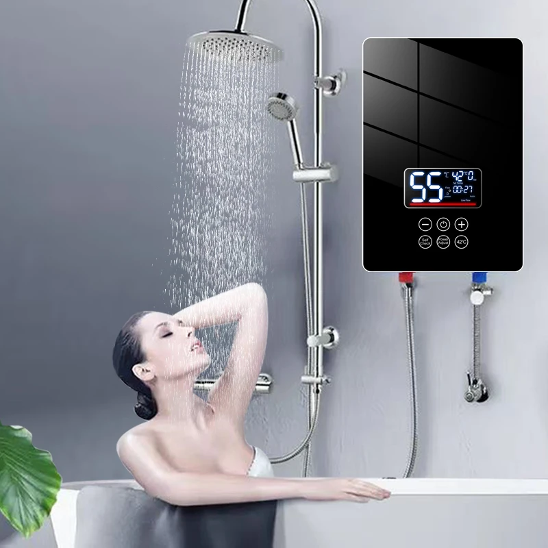 3.5kW 5.5kW 6.5kW заводская цена низкая мощность кухня и ванная комната мгновенные горячие электрические водонагреватели без водяного бака приложение