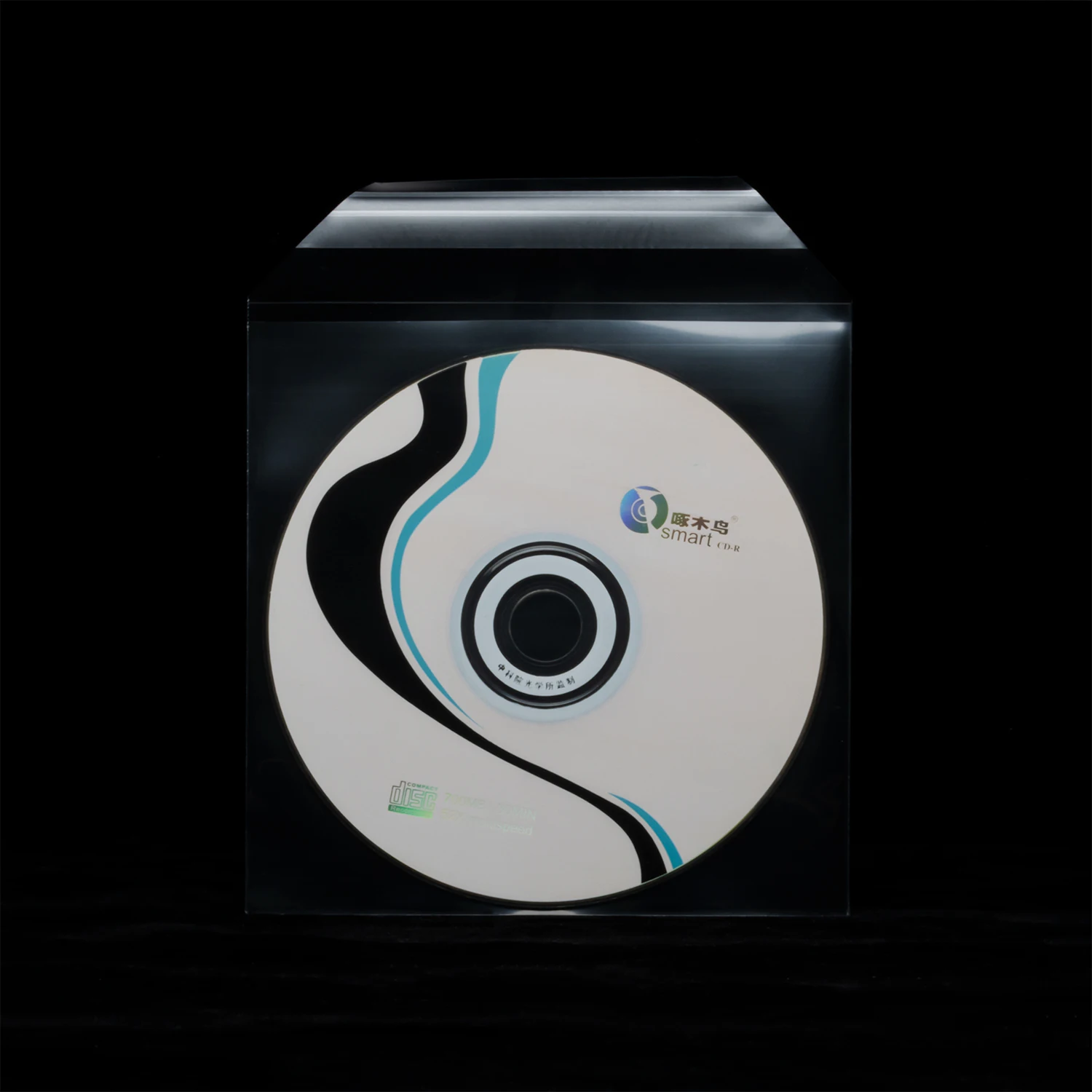 Герметизируемые прозрачные пластиковые рукава CD DVD с защитными крышками