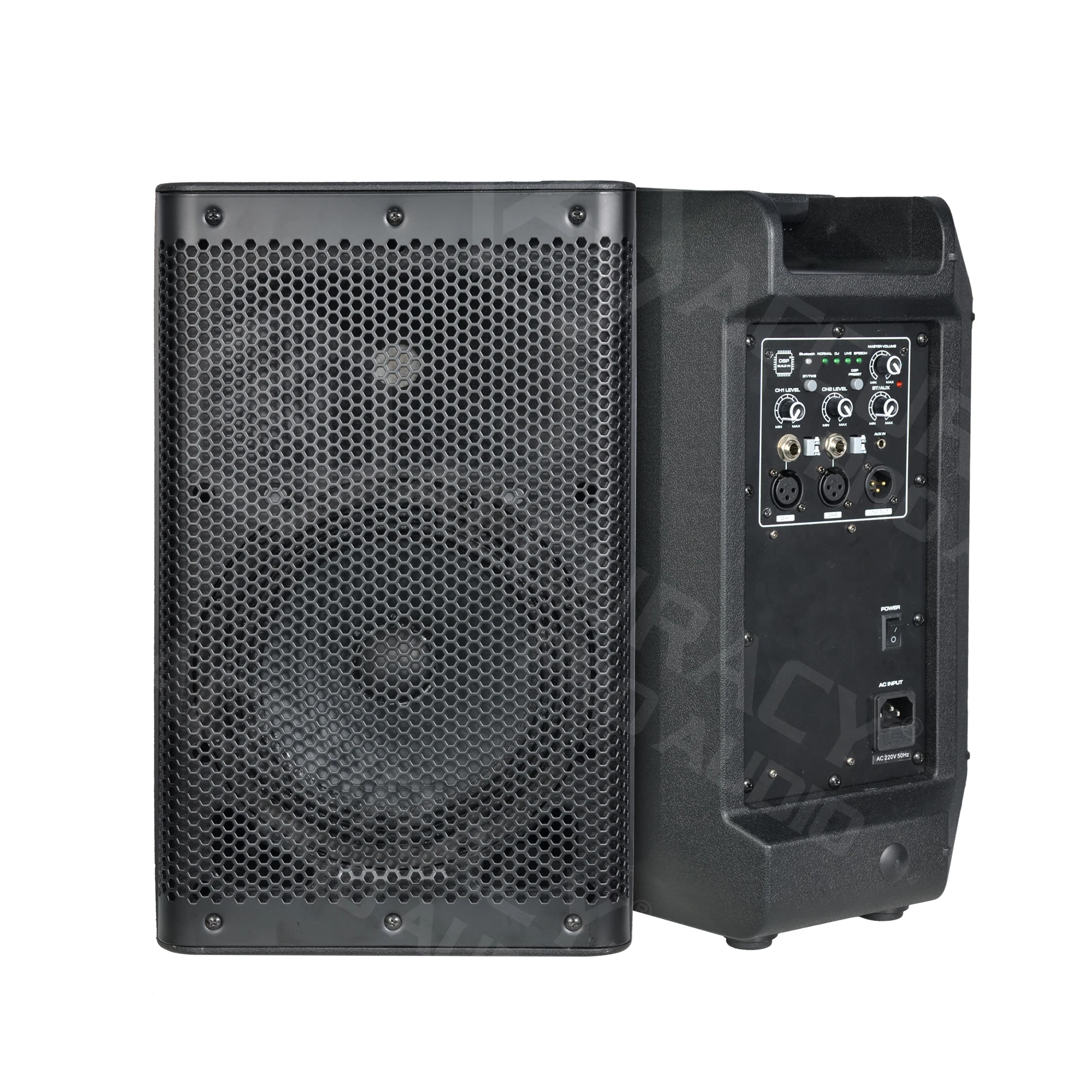 RQSONIC CAU08D7 200W 8 inch profession dj portable plastic power loudspeaker Active  speaker sound box