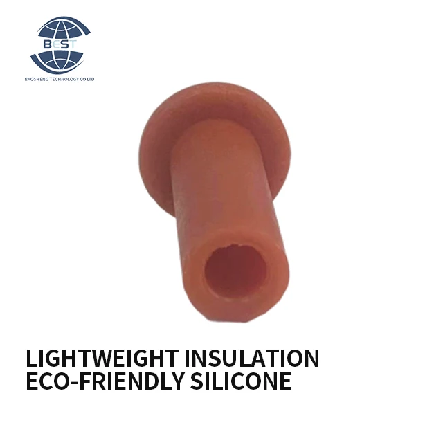 Factory hot sale 10.7mm can be customized caliber high elasticity anti-corrosion wear hollow silicone flange sheath