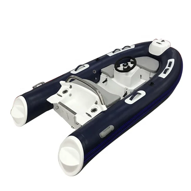 RIB300 Small Tender PVC/Hypalon Rigid Fiberglass Inflatable Boats For 3 People