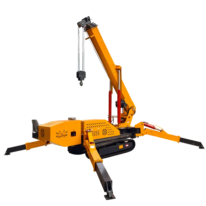 1T To 14T 8M To 24M Radio Control Telescopic Boom Jib Crawler Spider Crane Lift