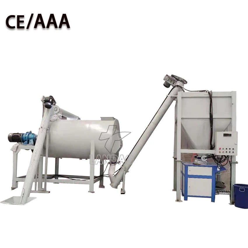 Polymer Tile Adhesive Bonding Mortar Mixing Plant Mini Dry Mortar Blending Machine
