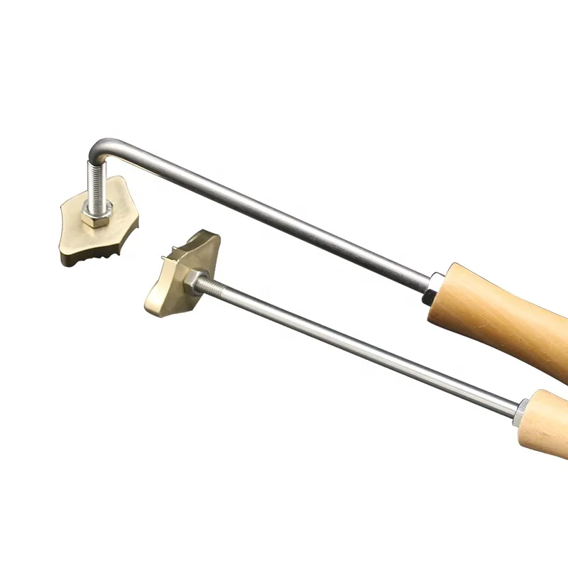 Brass Baking Cake Branding Metal Logo Stamp Bread Hot Stamping Mold Wood Hamburger Cake Mold Stamp With Customized Logo