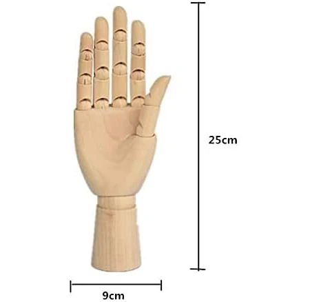 Flexible Moveable Wooden Artists Manikin Hand