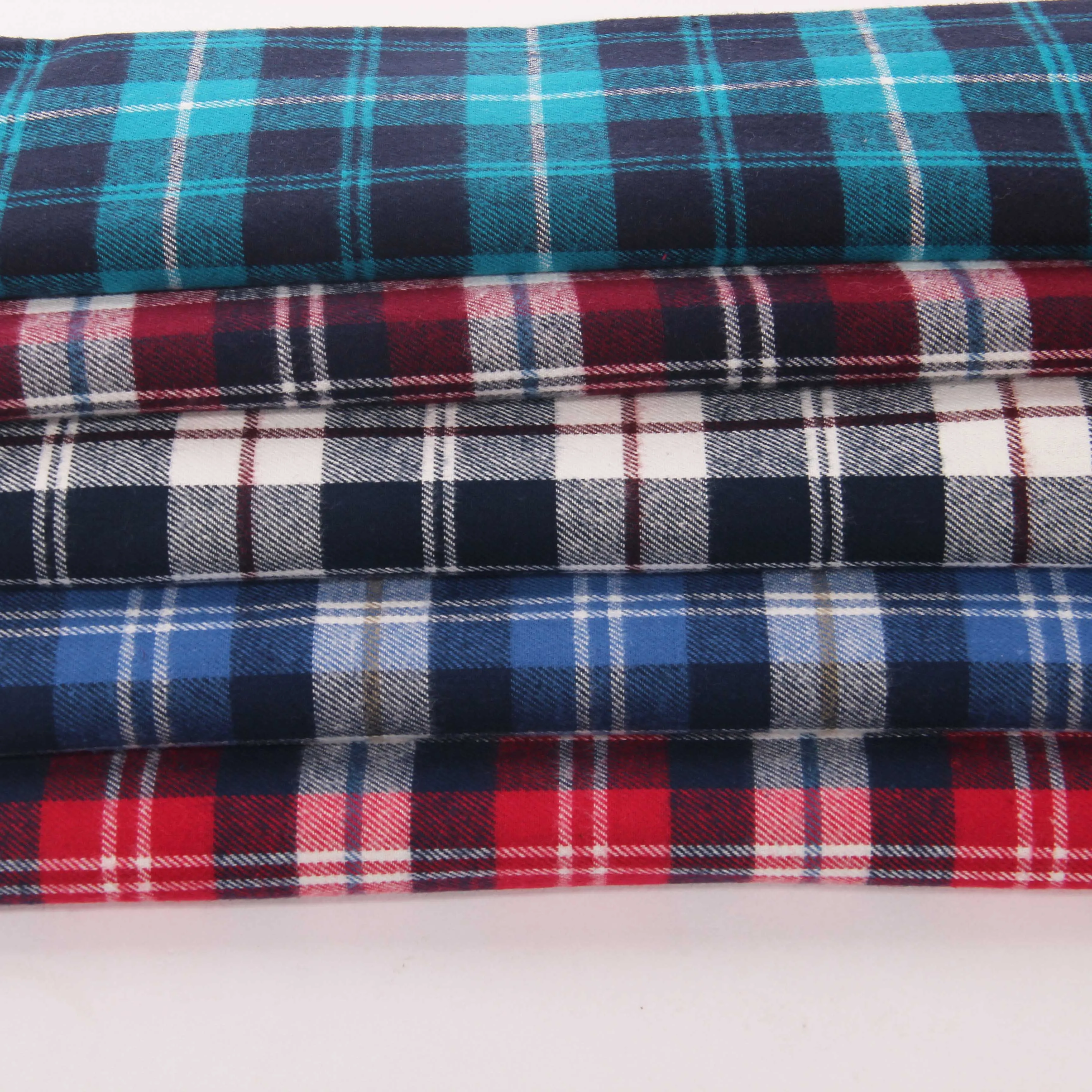 100% хлопок, осень и зима, односторонняя шлифованная ткань из окрашенной пряжи