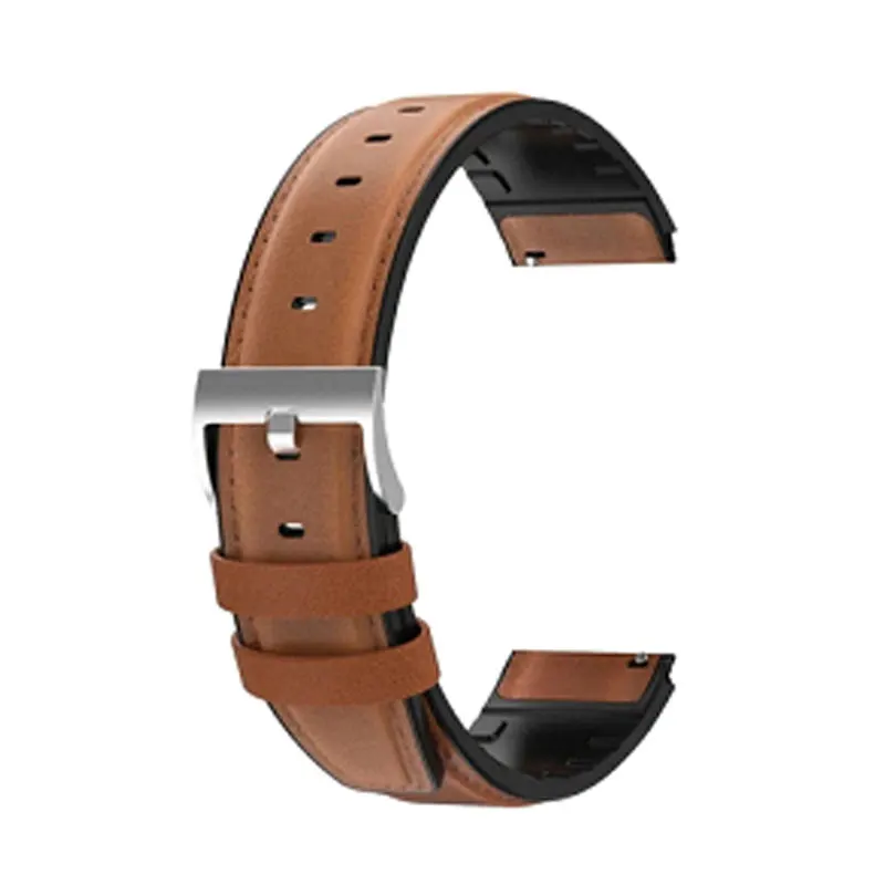 Wholesale Cheap Super Soft Leather Watch Bracelet Strap For Huawei Smart Watch Silicone Rubber Watch Band