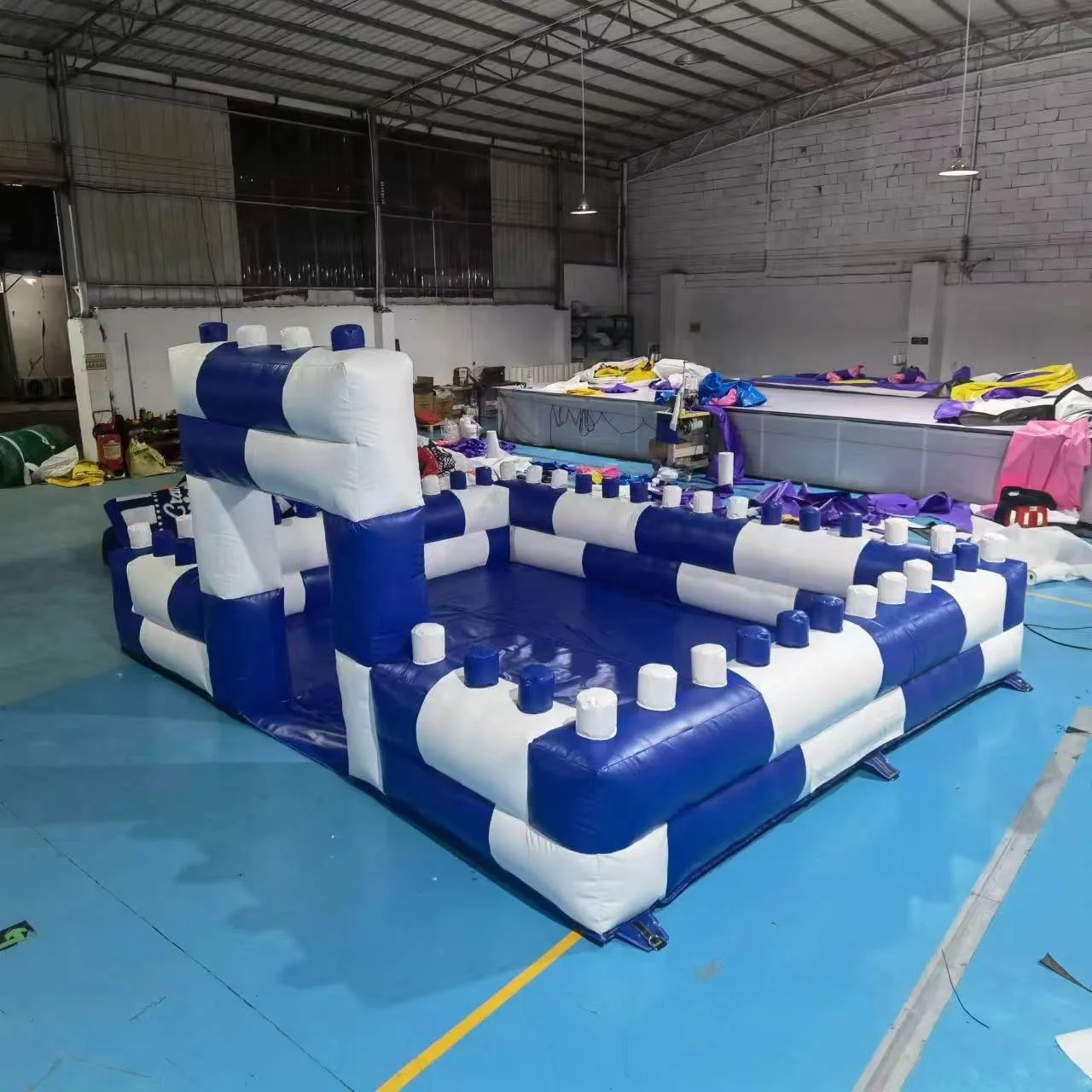 2024 hot sale inflatable le go sport game with 0.55mm PVC PLATO tarpaulin best quality