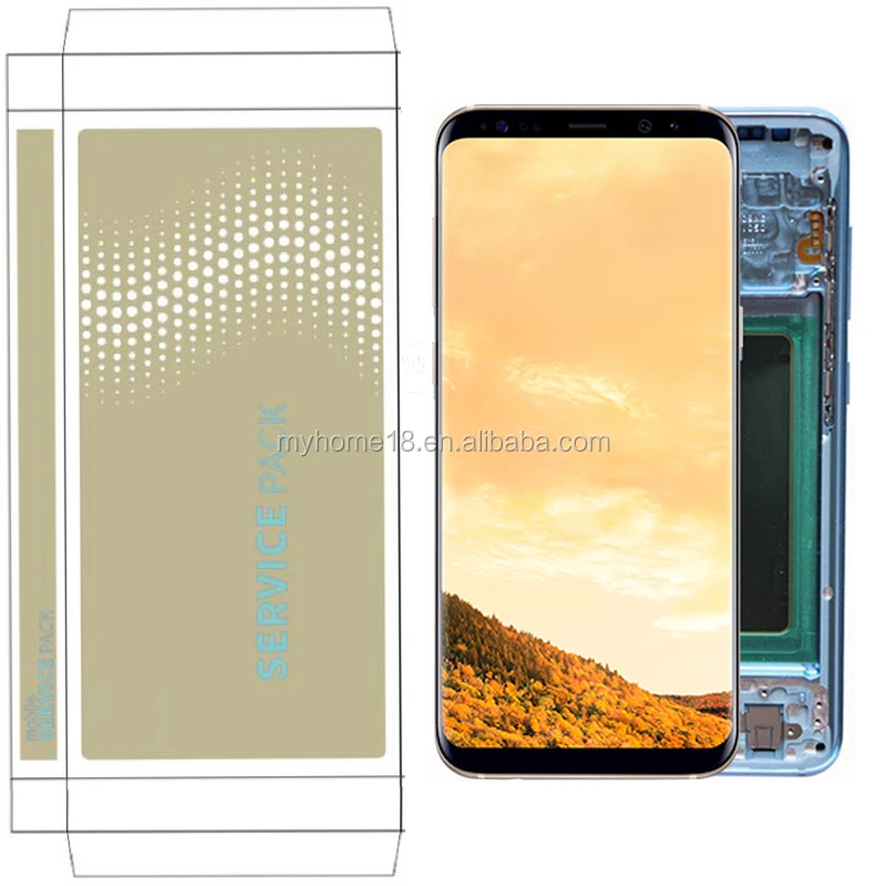  100% Оригинальный AMOLED мобильный телефон LCDs S10 Plus сенсорный экран с сервисным пакетом для Samsung Galaxy S5/S6/S7/S7