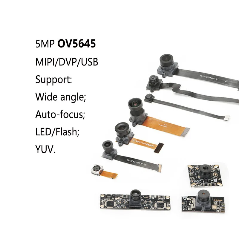 E-era Hot selling Hd 5mp 1080P 2K Dvp Mipi csi camera Module AF FF ov5640 Cmos Usb mipi 30pin camera module 5 mp