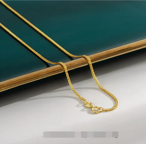 Charm necklace cross O chain snake box chain necklace pendant S925 sterling silver chain necklace