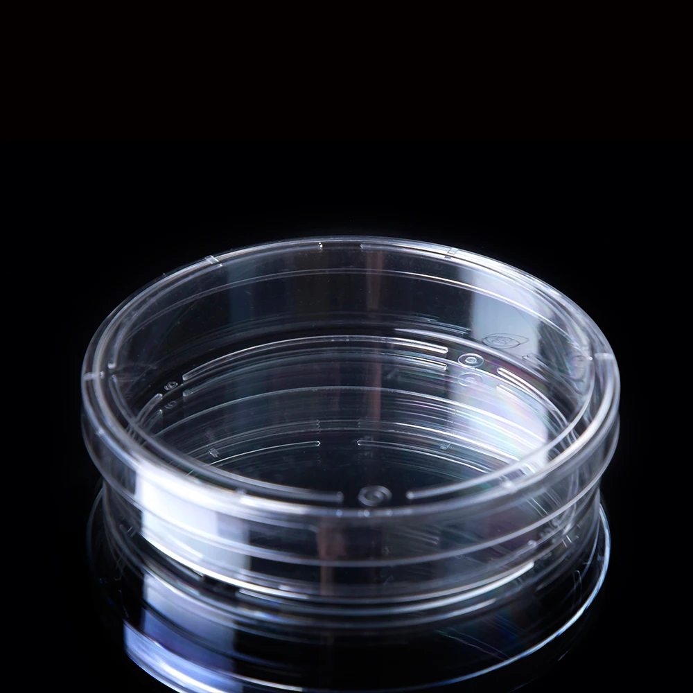 AMNGENT wholesale disposable reusable laboratory equipment round sterile ps plastic petri dish 90mm with lid