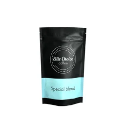 Laminated Aluminum Foil Zip Lock Bag Stand Up Pouch /matt White Foil Pouch /zip Lock Coffee Bag With Degassing Valve