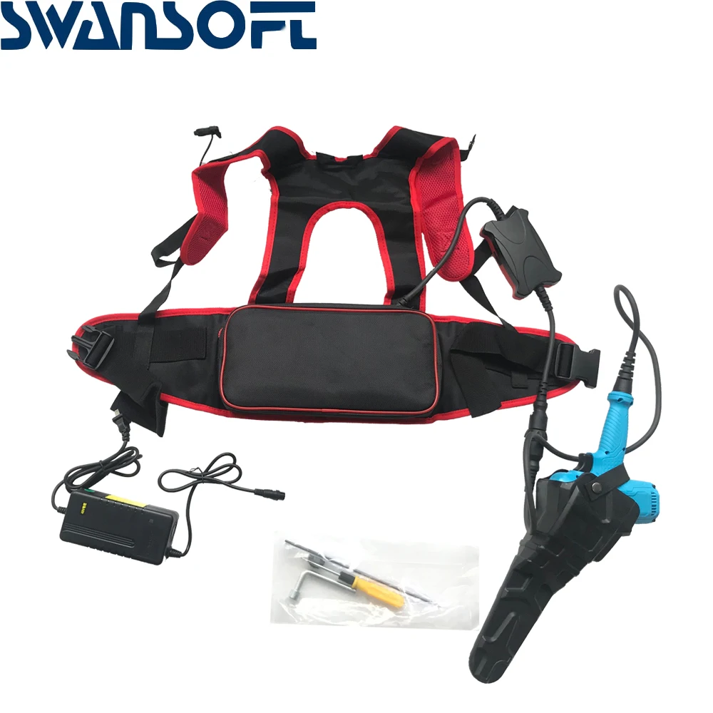 Swansoft Single hand chainsaw lithium battery powered electric chainsaw