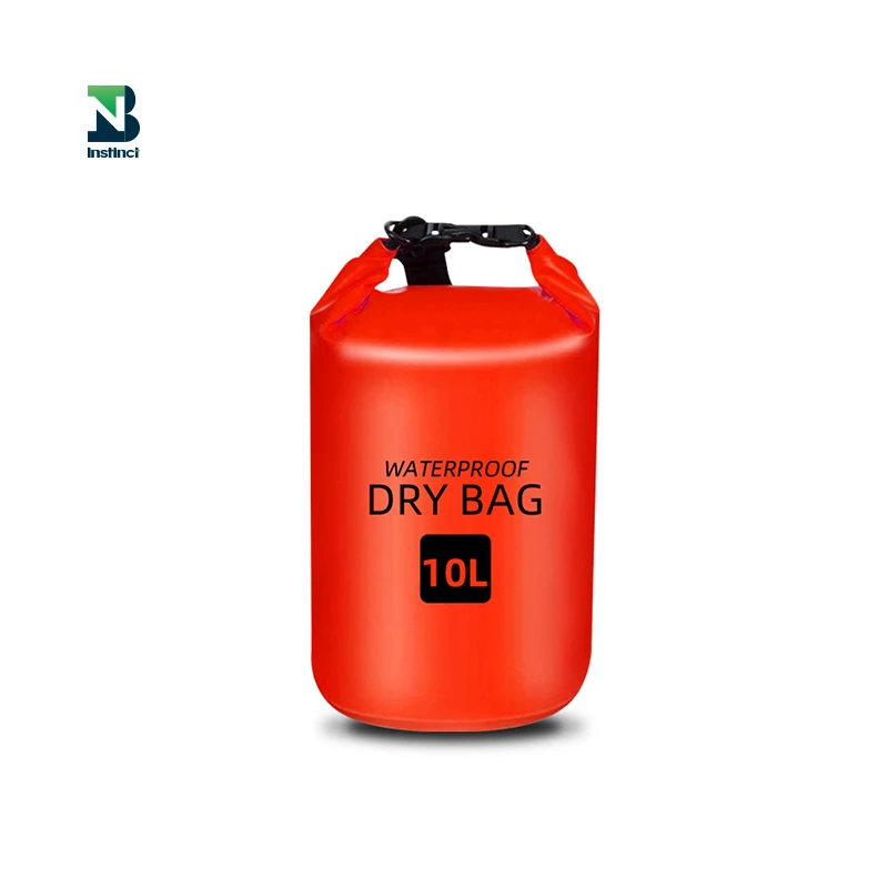 INSTINCT 20L Dry Bag Ultralight Swim Buoy and Safety Swim Float Dry Bag with Adjustable Waist Belt for Open Water Swimming