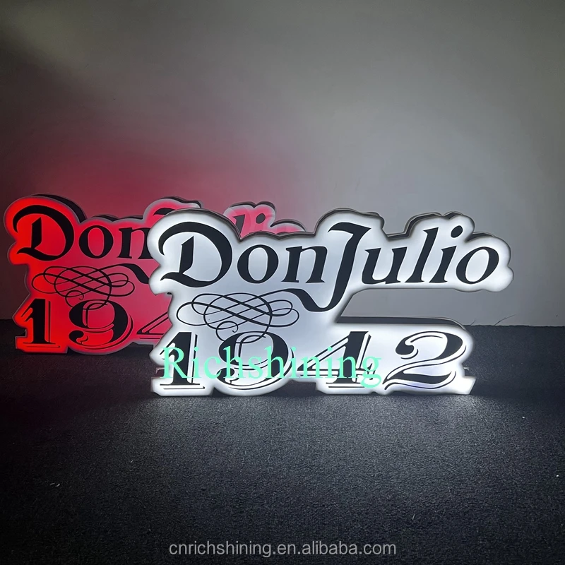 Don Julio led Wine Glorifier 1942 VIP ручная доска Индивидуальный бренд Презентер мигающая переноска для ночного клуба