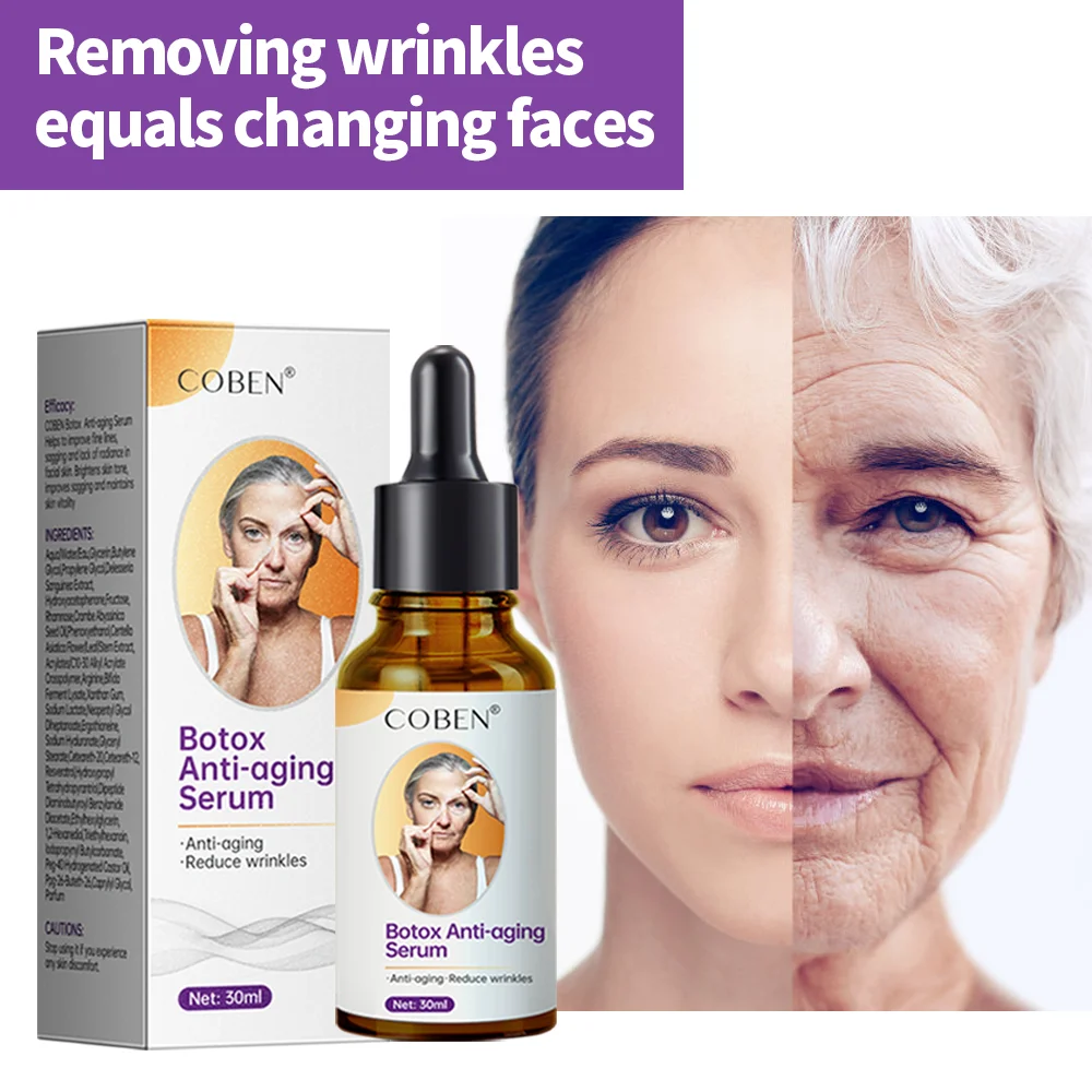 OEM&ODM 30ml botox Firming anti aging Serum Organic Best Facial Serum Moisturizing Facial Active Serum