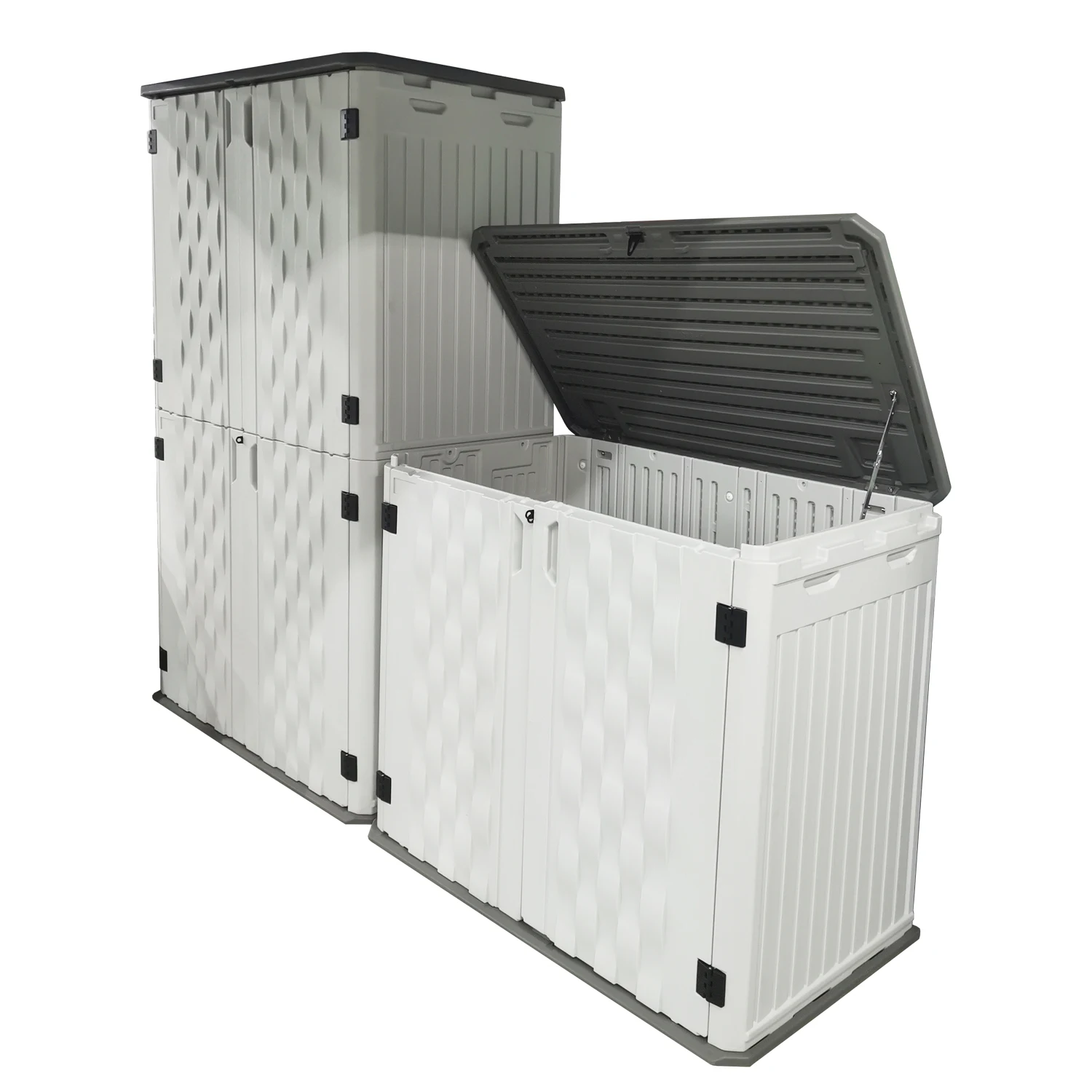 Winslow & Ross 736L Outdoor Storage Cabinet Lockable Waterproof Storage Bin for Patio/Garden/Backyard